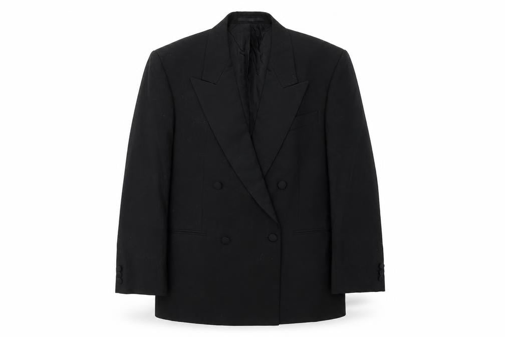 Marks and Spencer Mens Black  Polyester Jacket Suit Jacket Size 38