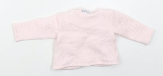Rockabye-Baby Girls Pink  Polyester Cardigan Jumper Size 0-3 Months  Button