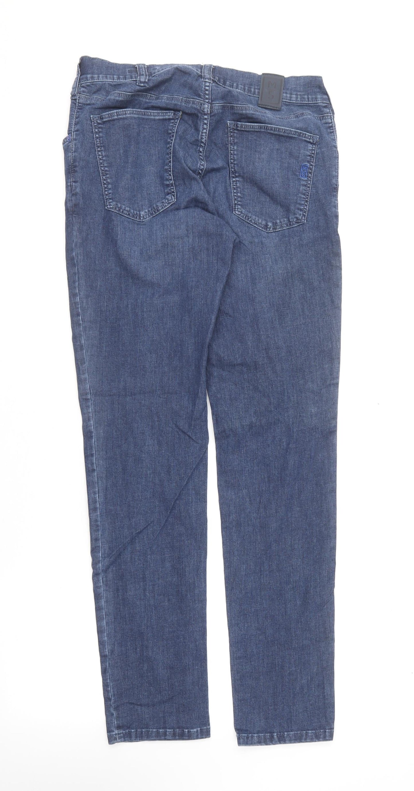 Meyer Womens Blue  Polyester Skinny Jeans Size 33 in L32 in Slim