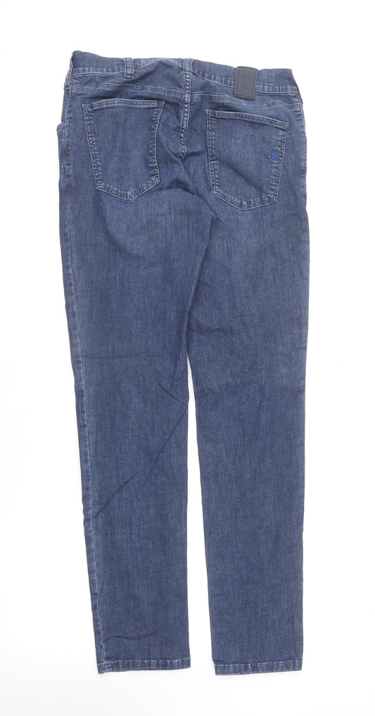 Meyer Womens Blue  Polyester Skinny Jeans Size 33 in L32 in Slim