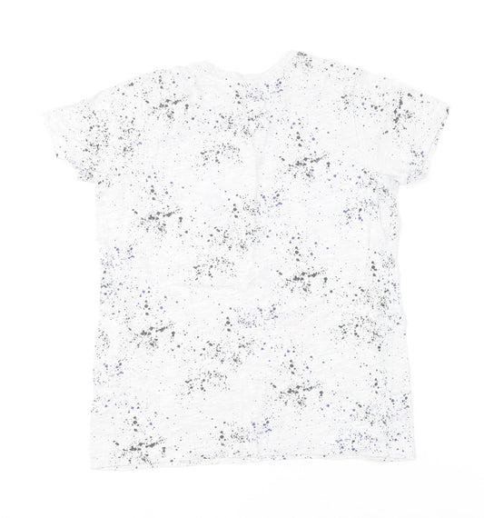 Primark Boys Multicoloured  Cotton Basic T-Shirt Size 10-11 Years Round Neck