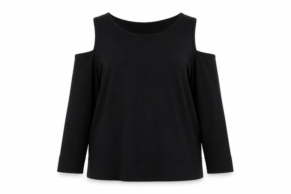 Wallis Womens Black Round Neck  Polyester Pullover Jumper Size M