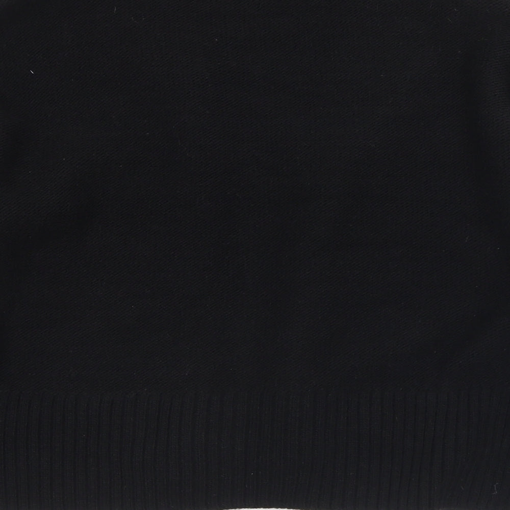 River Island Womens Black V-Neck  Acrylic Cardigan Jumper Size XS