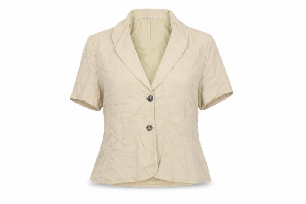 Berkertex Womens Beige   Jacket Blazer Size 14  Button