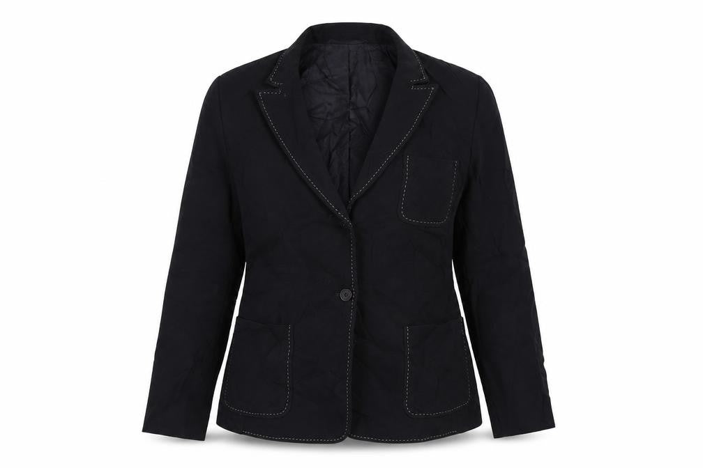 PLANET Womens Black   Jacket Blazer Size 10  Button