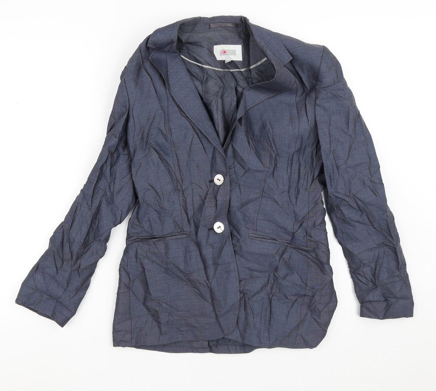 NEXT Womens Blue Striped  Jacket Blazer Size 8