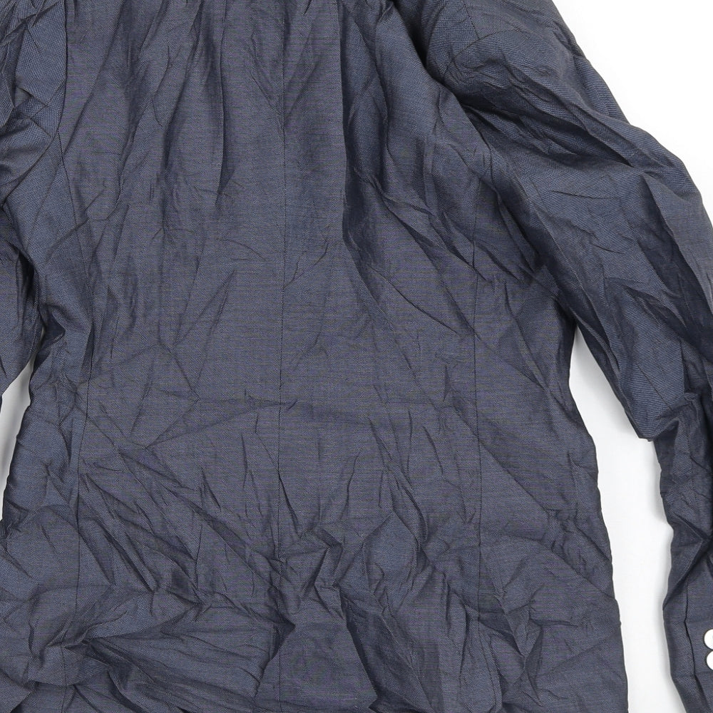 NEXT Womens Blue Striped  Jacket Blazer Size 8