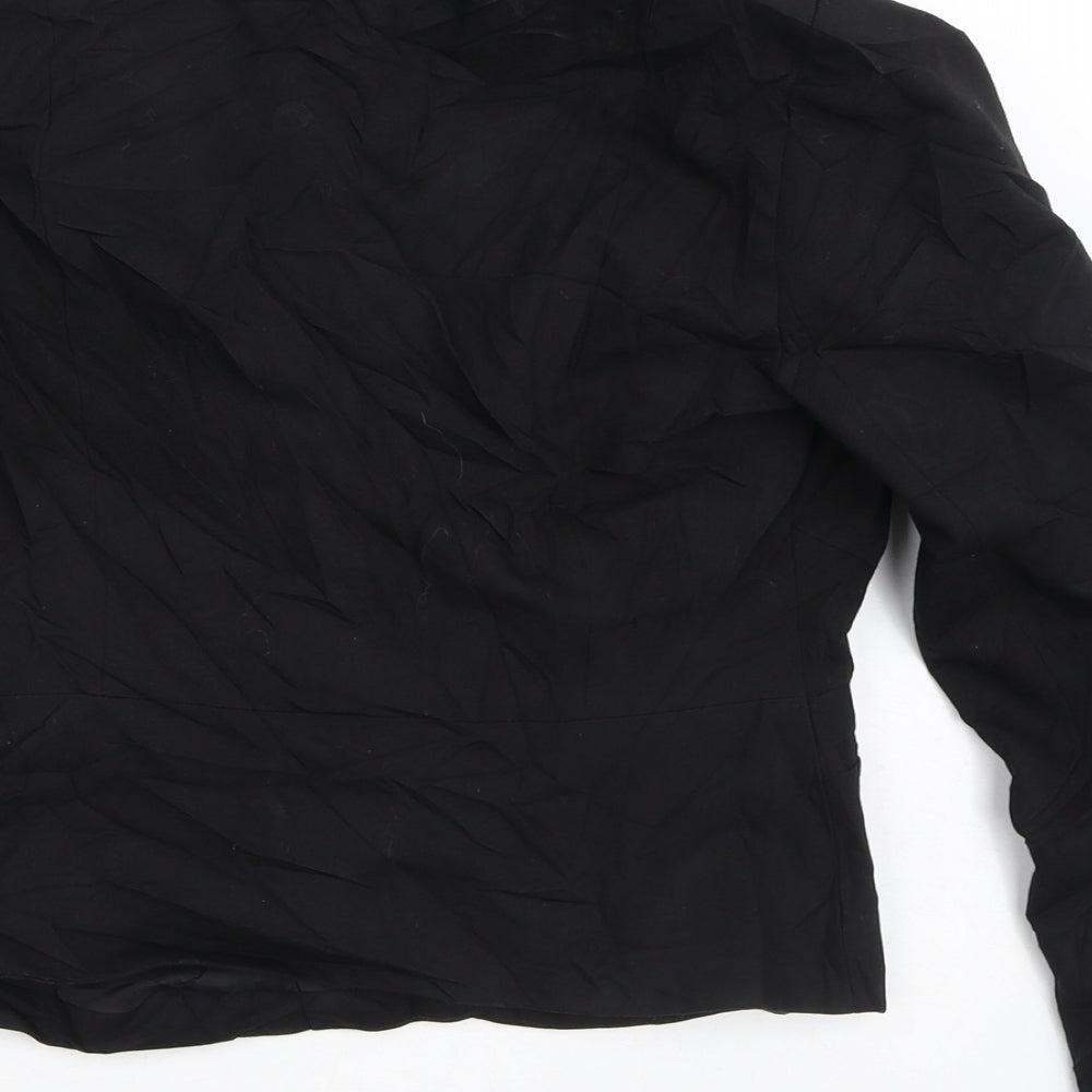 Topshop Womens Black   Jacket Blazer Size 8