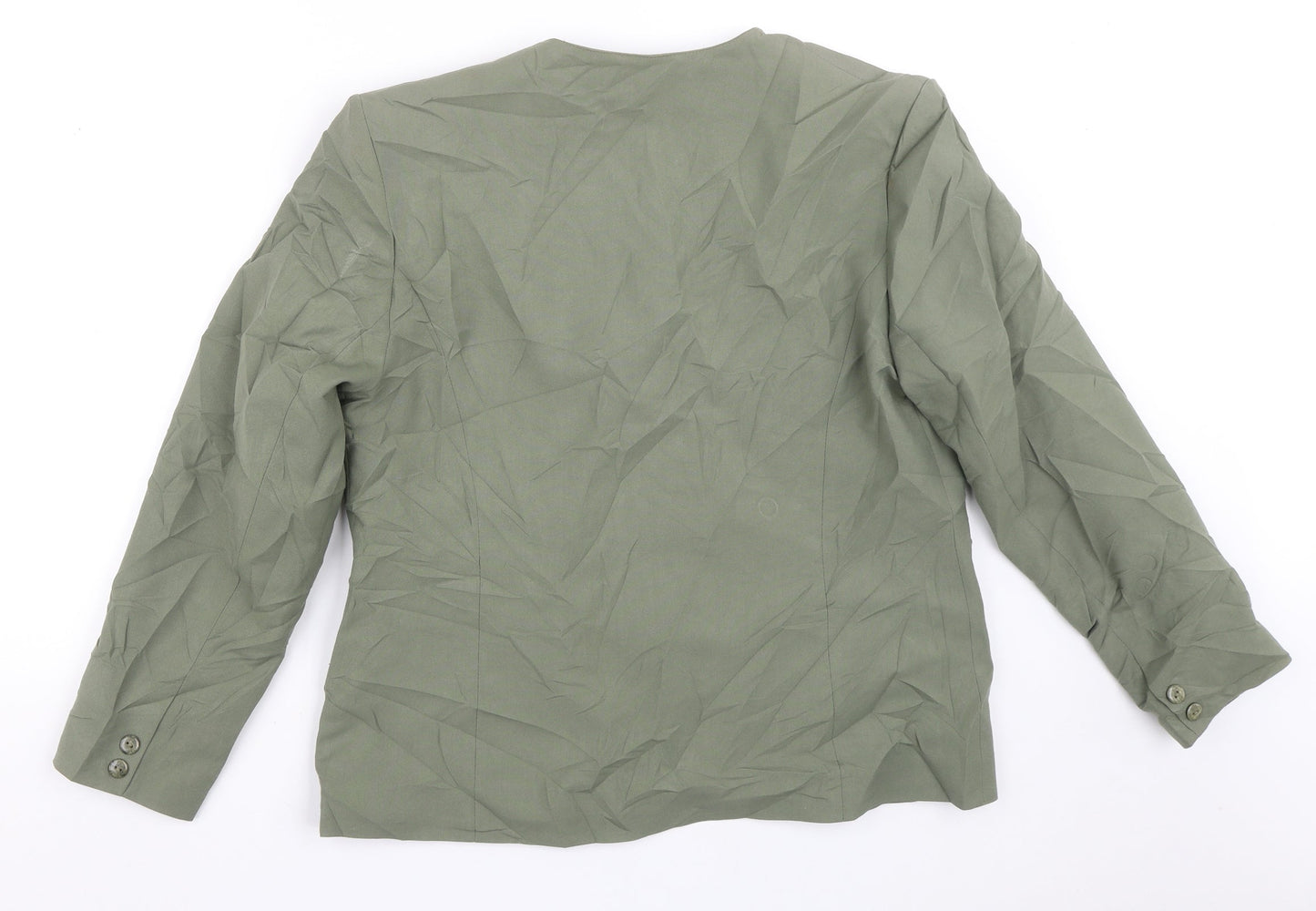 Debenhams Womens Green   Jacket Blazer Size 16