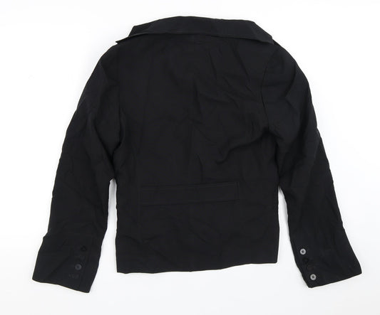 Liquid Womens Black   Jacket Blazer Size 14