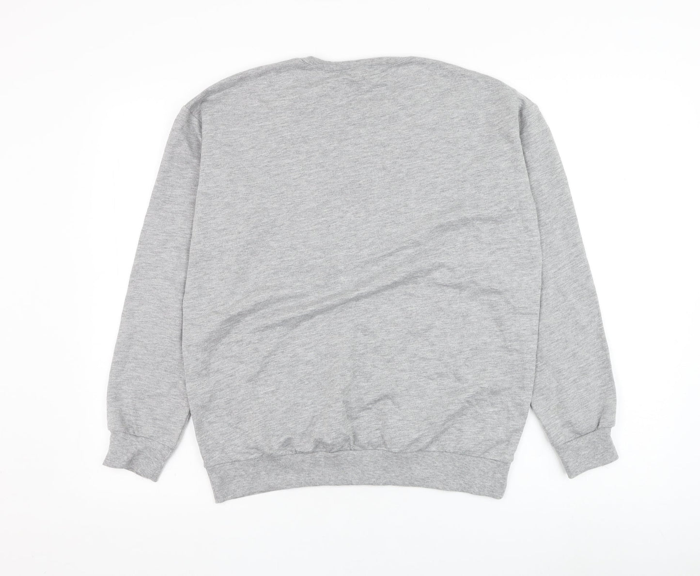 Select Womens Grey  Cotton Pullover Sweatshirt Size S  Pullover