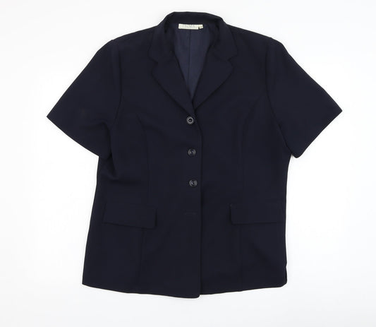 Prima Womens Blue   Jacket  Size 18  Button