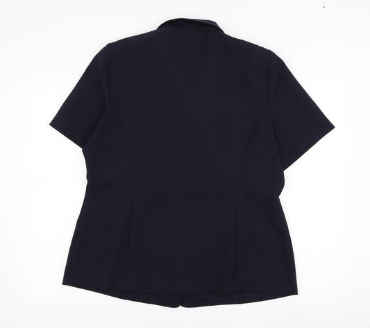 Prima Womens Blue   Jacket  Size 18  Button