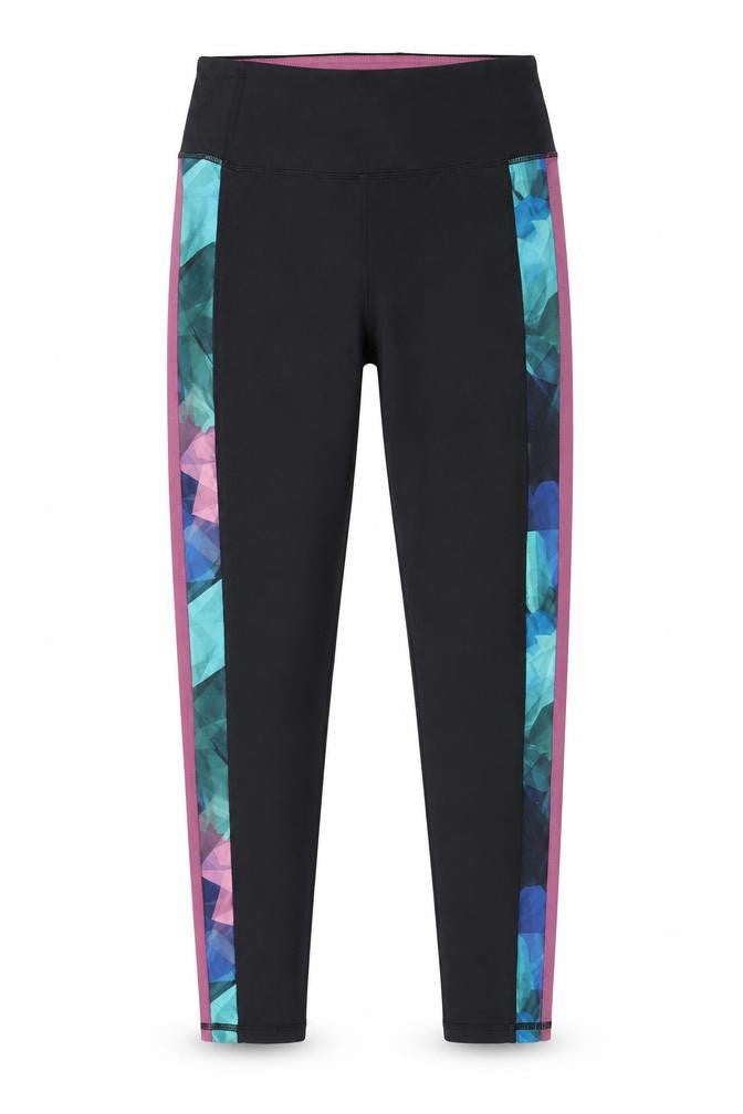 Preworn Womens Black  Polyester Compression Leggings Size 28 in L25 in Regular Pullover