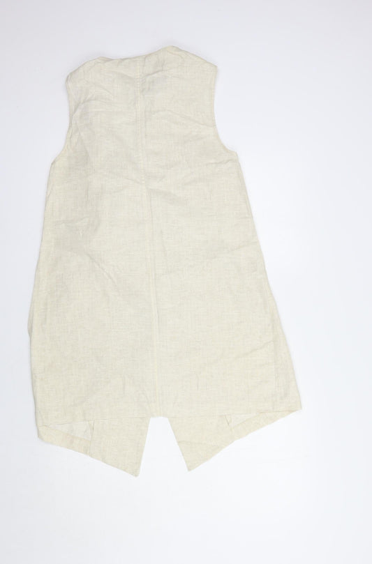 New Look Womens Beige   Jacket Waistcoat Size 12