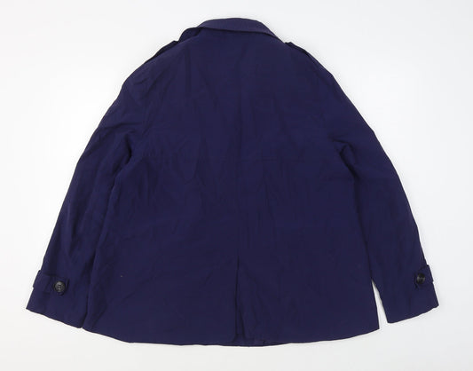 George Womens Blue   Jacket  Size 14  Button