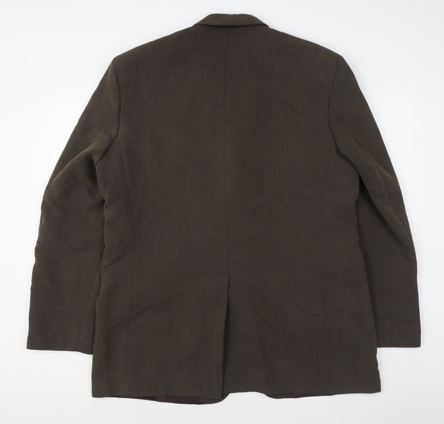 Jonathan Adams Mens Brown  Polyester Jacket Suit Jacket Size 44