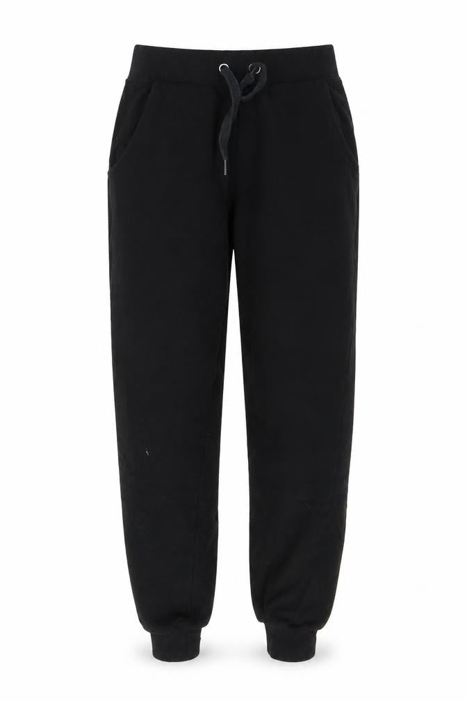 New Look Womens Black  Cotton Sweatpants Trousers Size XS L24 in Regular Tie