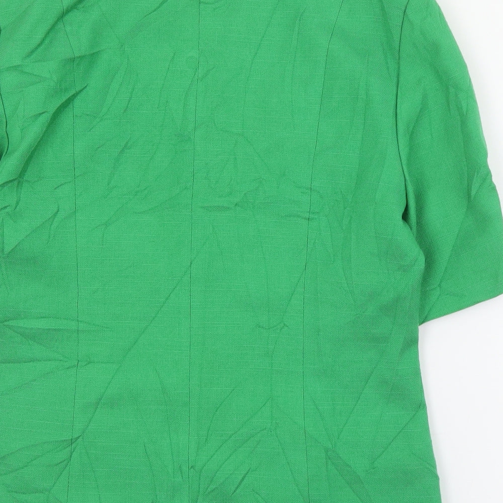 Preworn Womens Green   Jacket  Size 12  Button