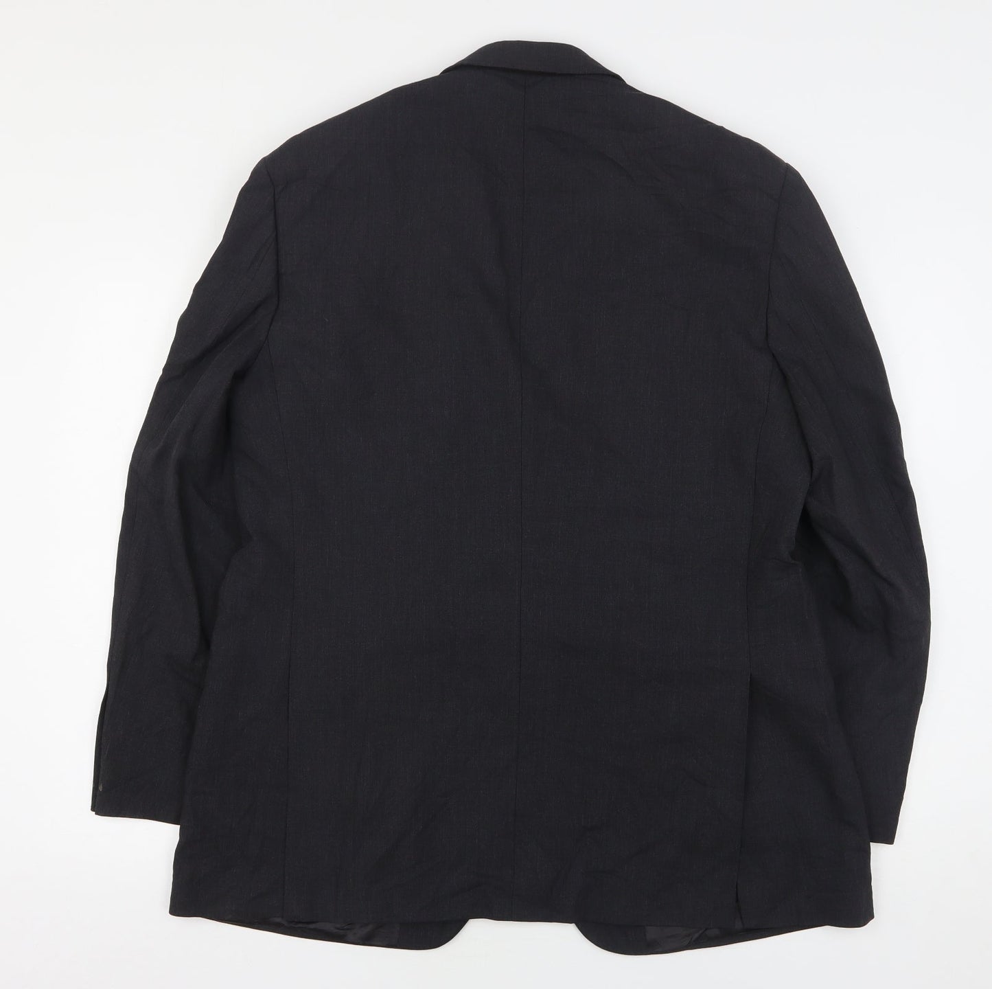 Marks and Spencer Mens Grey  Wool Jacket Suit Jacket Size 42