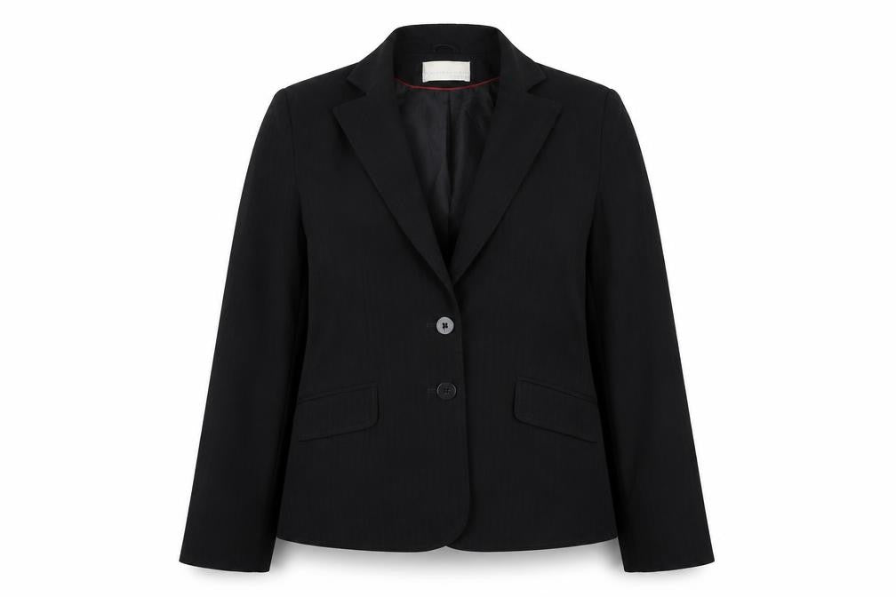 AMARANTO Womens Black   Jacket Blazer Size 12  Button