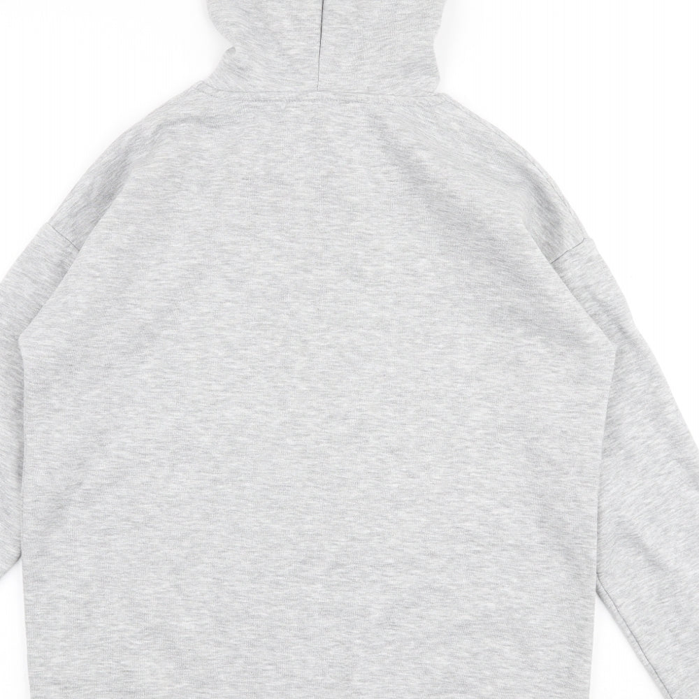 Papaya Womens Grey  Polyester Pullover Hoodie Size S  Pullover