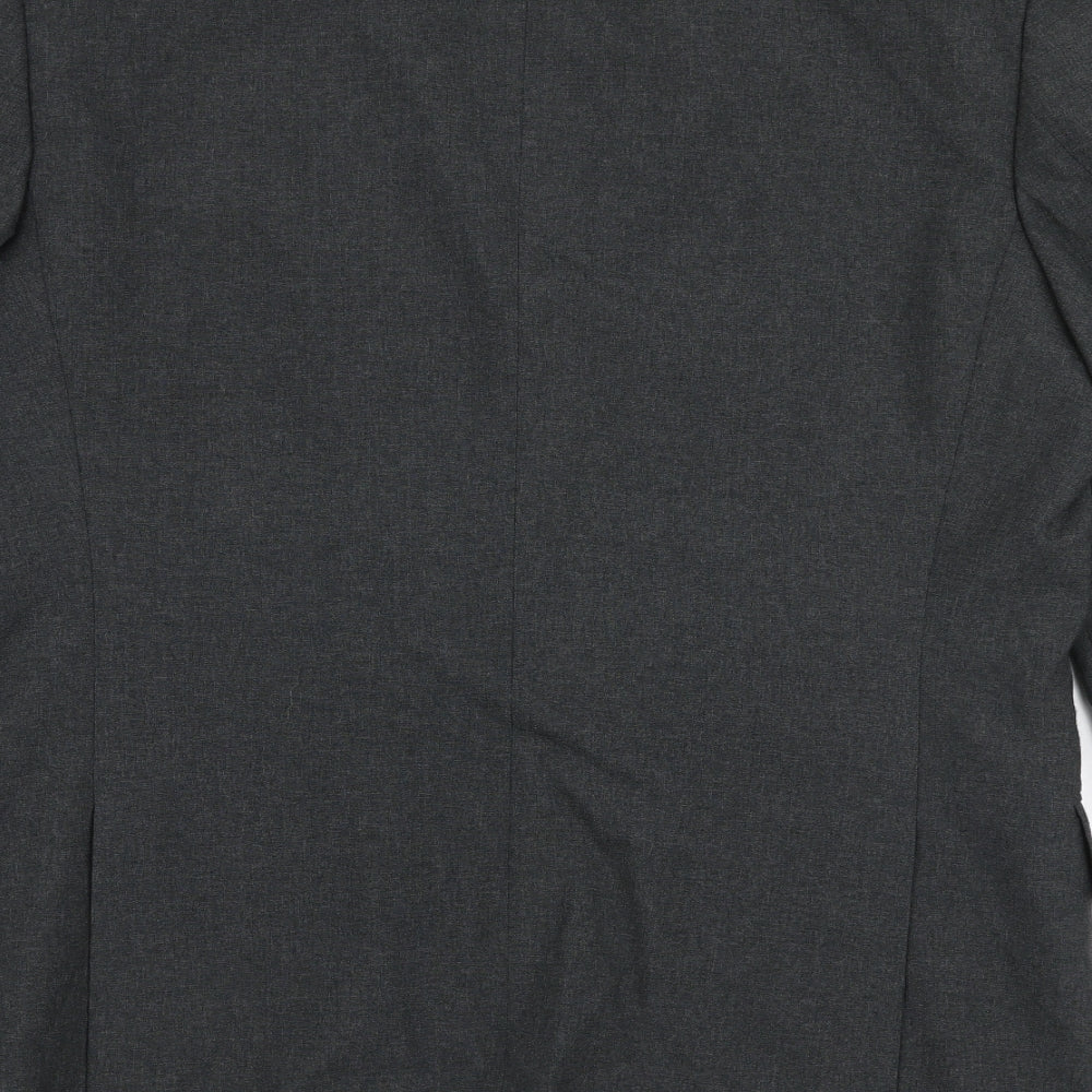 Executex Mens Grey  Polyester Jacket Suit Jacket Size 40