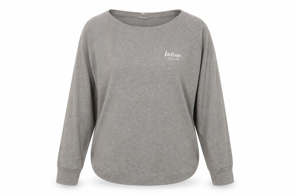 Womens UK 10 Regular Lee Cooper Beige Pullover Sweatshirt