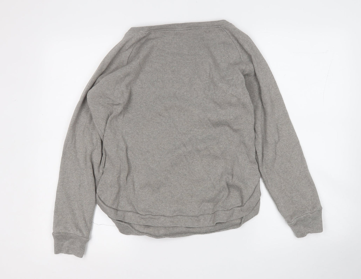 Lee Cooper Womens Beige  Cotton Pullover Sweatshirt Size 10