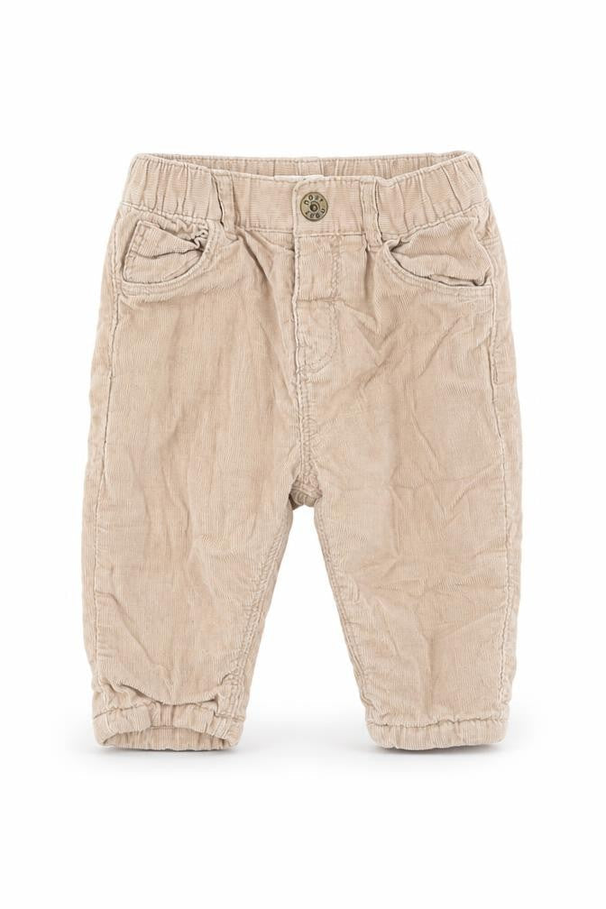NEXT Boys Beige  100% Cotton Cargo Trousers Size 3-6 Months