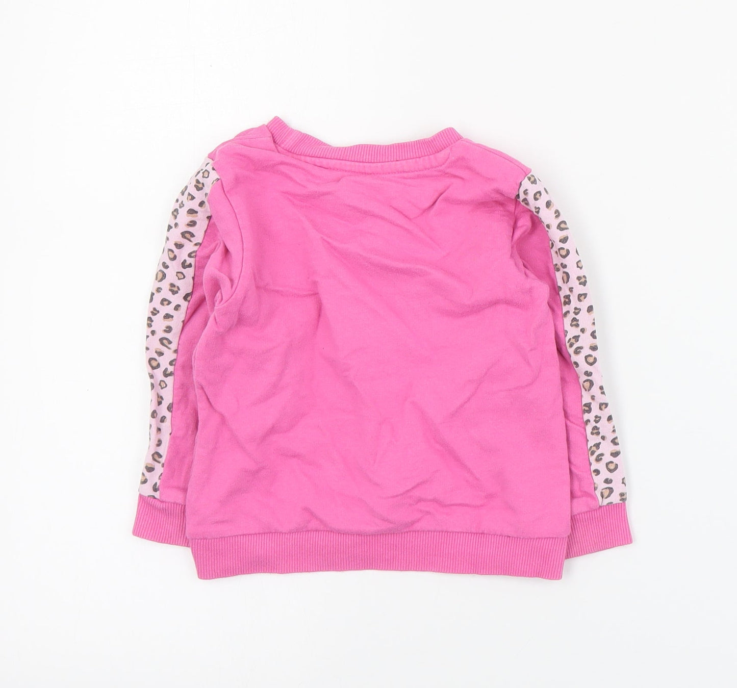 Studio Baby Pink  Cotton Pullover Jumper Size 12-18 Months  Pullover - Slogan