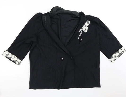 Preworn Womens Black   Jacket Blazer Size M