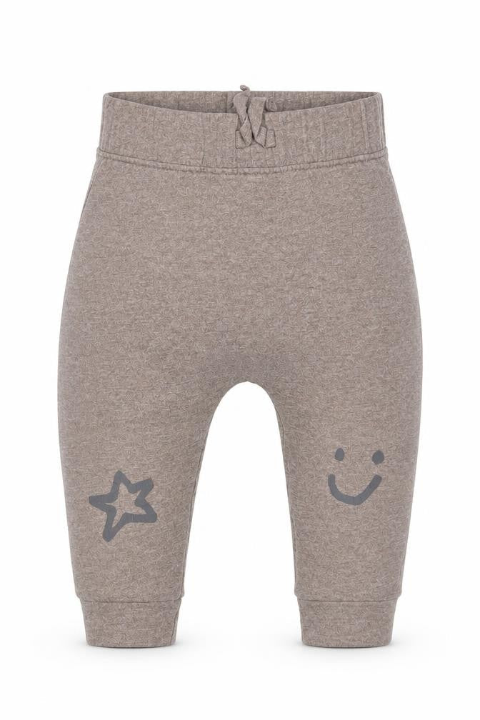 George Boys Brown  Cotton Jogger Trousers Size 9-12 Months  Drawstring