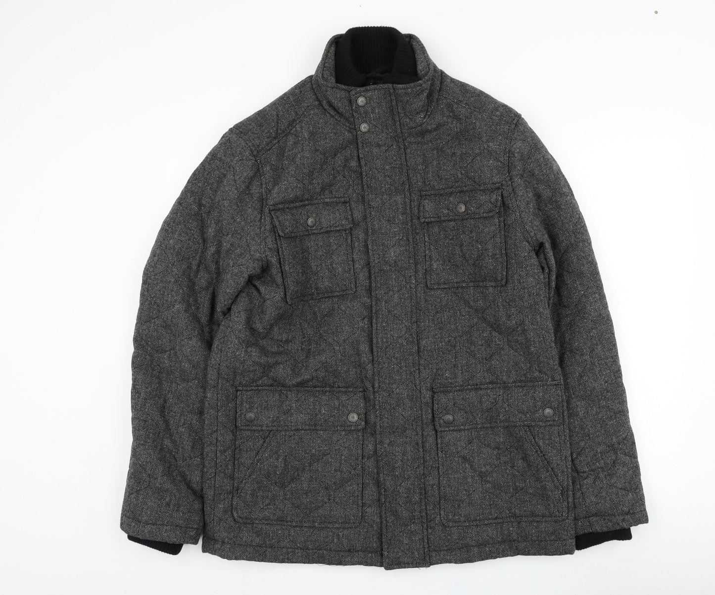 George Womens Grey   Jacket Coat Size M  Zip