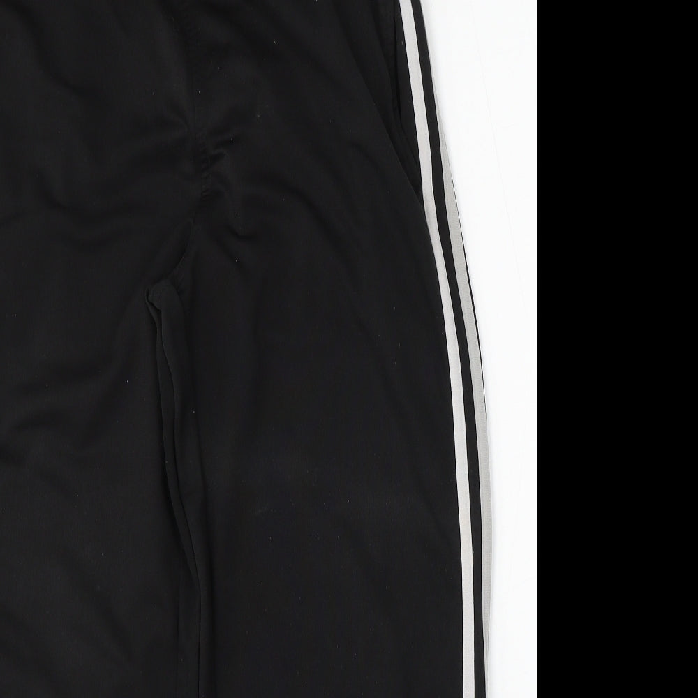 Zantos Mens Black  Polyester Jogger Trousers Size S L27 in Regular