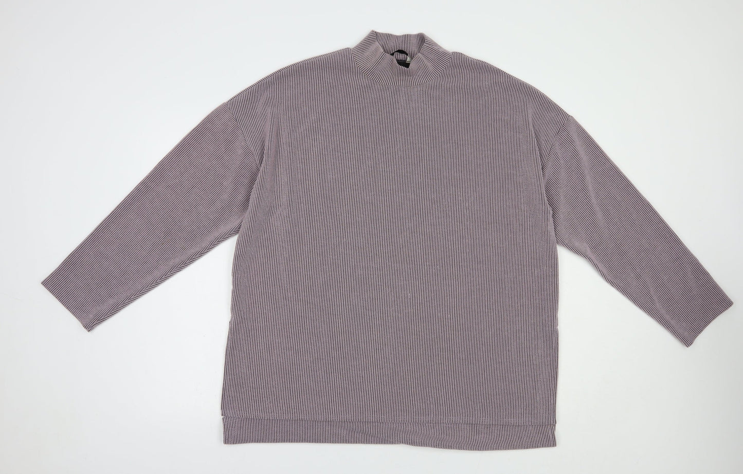 George Womens Pink  Polyester Tunic Sweatshirt Size 14  Pullover