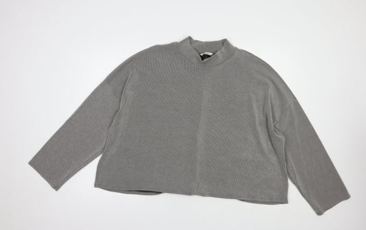 George Womens Grey  Polyester Pullover Sweatshirt Size 18  Pullover