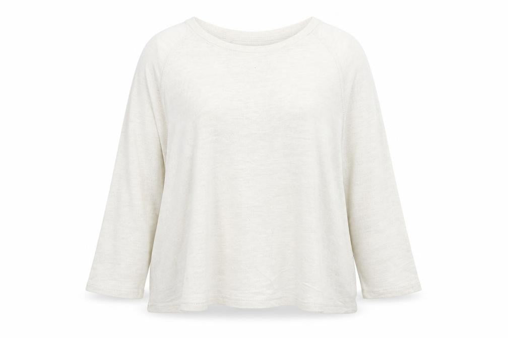 Marks and Spencer Womens Beige Round Neck  Cotton Pullover Jumper Size 12