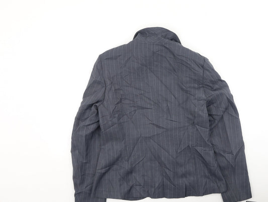 Dorothy Perkins Womens Grey Striped  Jacket  Size 12
