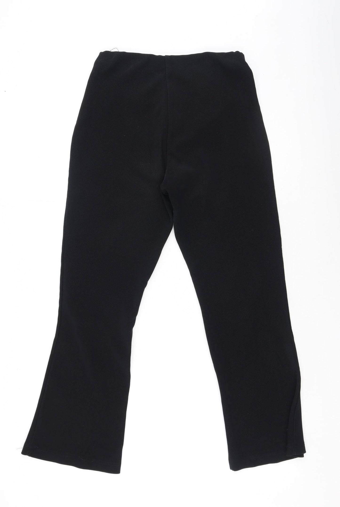 Ladies Womens Black  Polyester Jegging Trousers Size 14 L28 in Regular