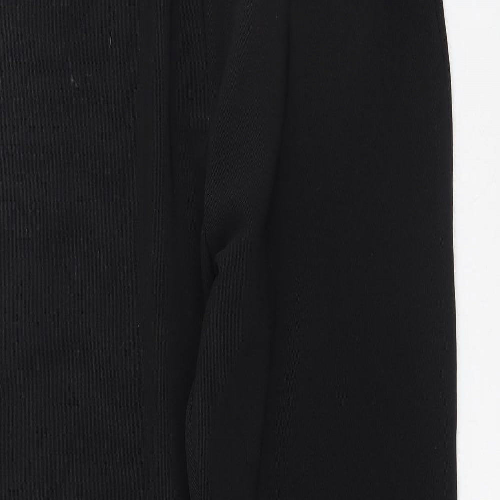 Ladies Womens Black  Polyester Jegging Trousers Size 14 L28 in Regular
