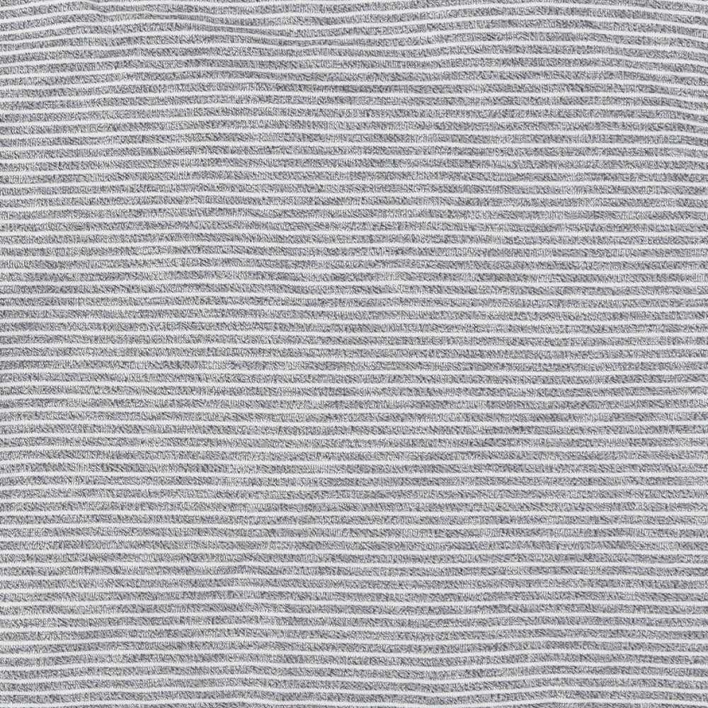 Matalan Womens Grey Striped Polyester Pullover Sweatshirt Size 14  Pullover