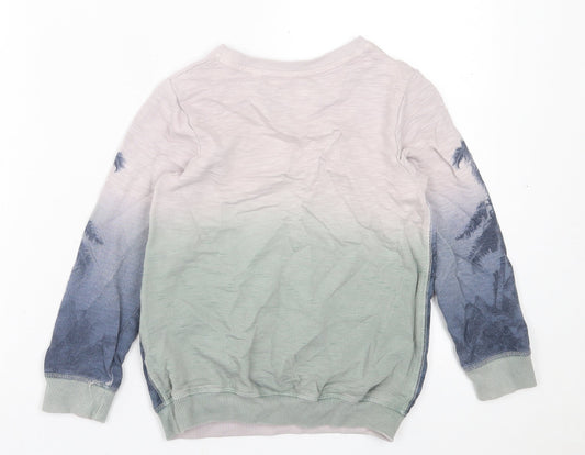 NEXT Girls Multicoloured  Cotton Pullover Sweatshirt Size 7 Years  Pullover
