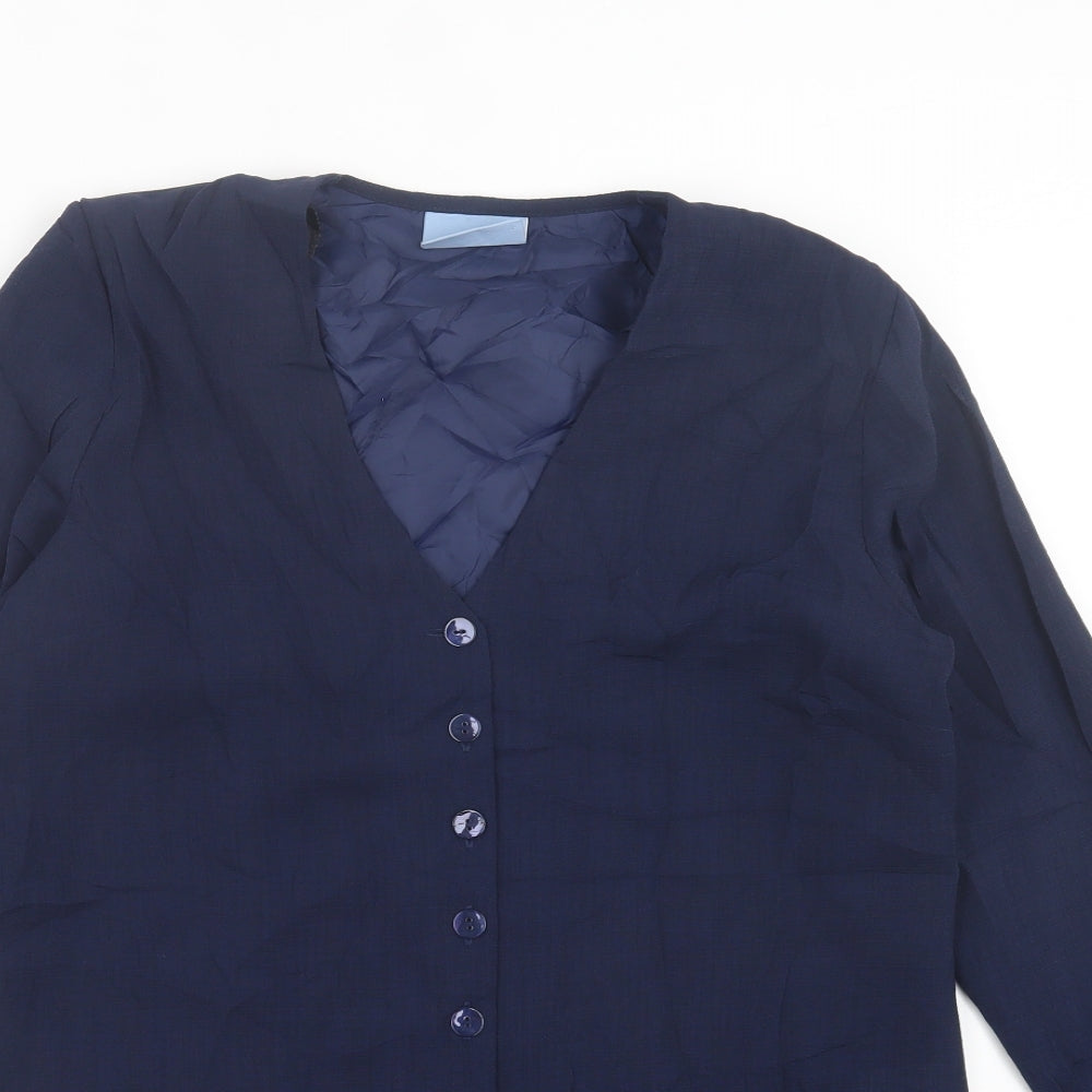 Award Womens Blue   Jacket Blazer Size 12  Button
