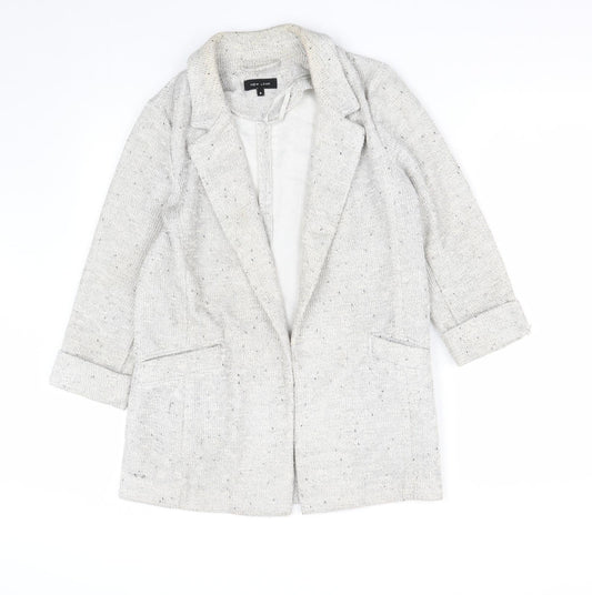 New Look Womens Grey   Jacket  Size 8