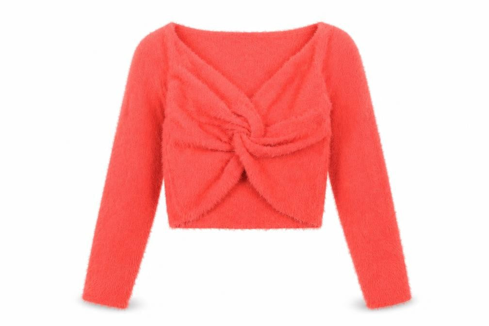 Threadbare Womens Pink V-Neck  Nylon Pullover Jumper Size 16