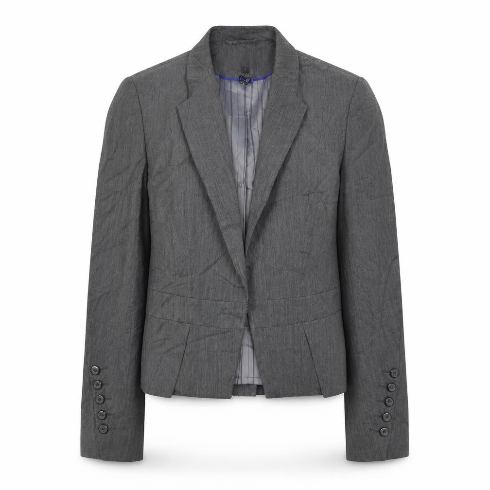 Marks and Spencer Womens Grey  Polyester Jacket Blazer Size 8