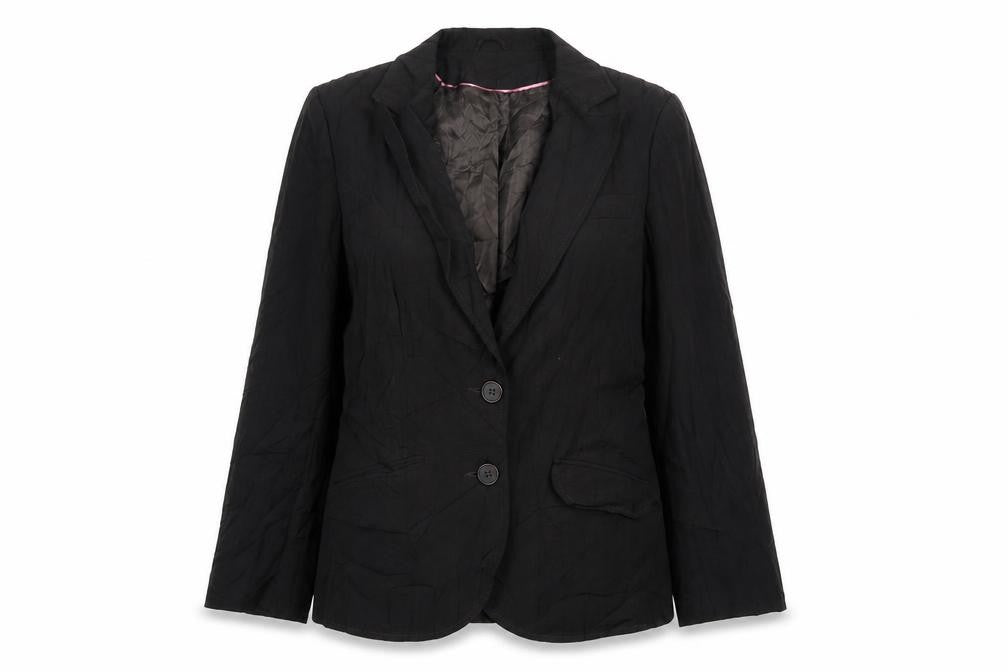 Bay Womens Brown  Polyester Jacket Suit Jacket Size 12