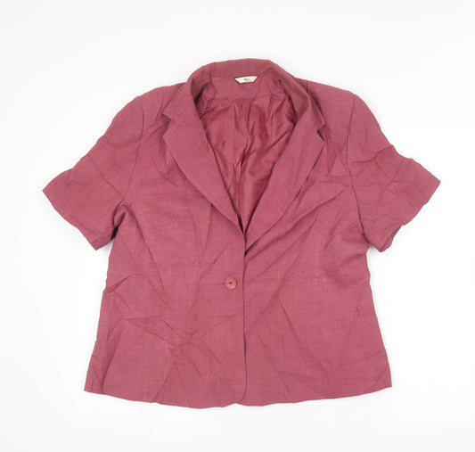 Kliss Collection Womens Pink   Jacket  Size 18