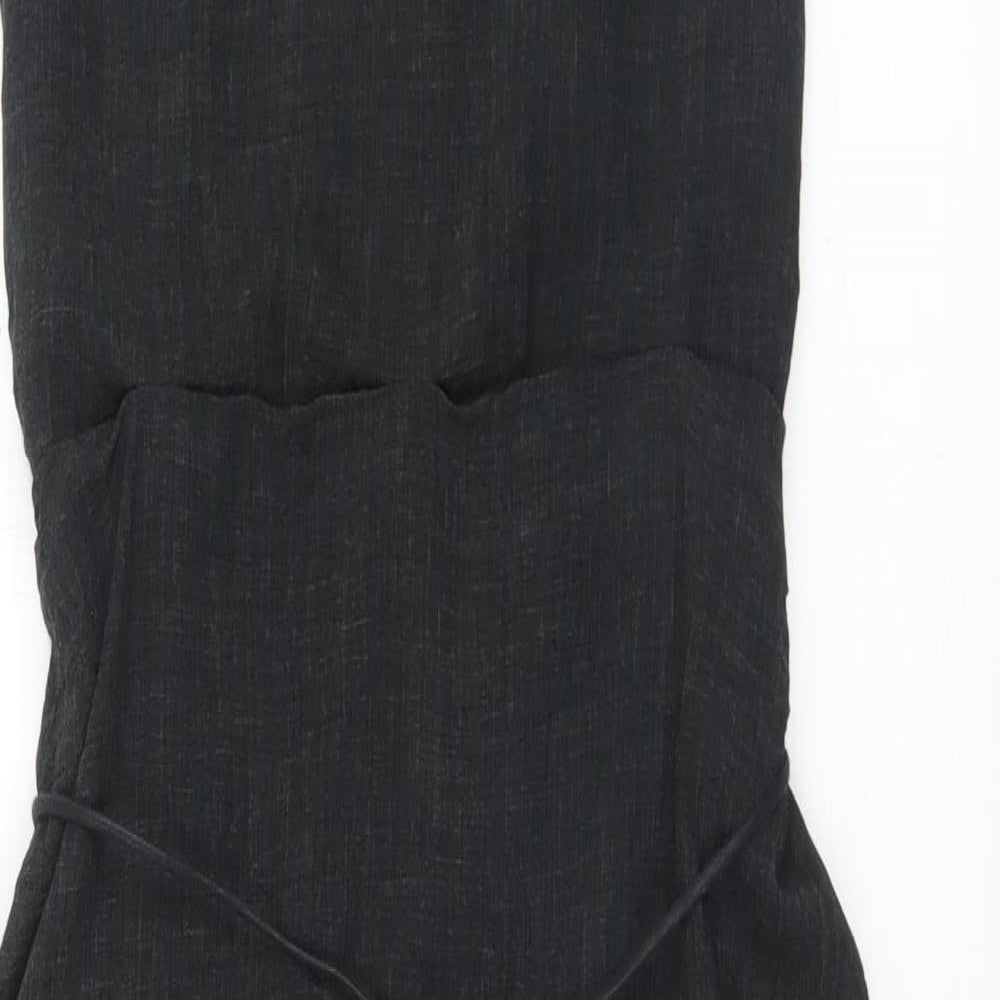 Yellow Hammer Womens Grey  Polyester Sheath  Size 8  Scoop Neck Zip